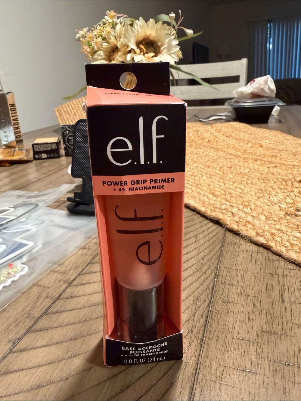 Elf power grip primer niacinamide .8 fl oz NWT